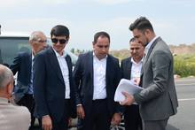 Հյուսիս–հարավ ճանապարհի Աշտարակ–Թալին հատվածի աշխատանքներին հետևել են նախարարն ու մարզպետը Հյուսիս–հարավ ճանապարհի Աշտարակ–Թալին հատվածի աշխատանքներին հետևել են նախարարն ու մարզպետը