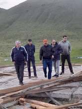Արագածոտնի մարզպետը քիչ առաջ Լուսագյուղում ուսումնասիրել է պտտահողմի պատճառած վնասները. աշխատանքներ են տարվում էլեկտրականության վերականգնման համար