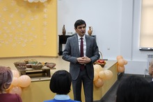 Արագածոտնի մարզպետ Սերգեյ Մովսիսյանը ԿԳՄՍ նախարար Ժաննա Անդրեասյանի հետ Լուսակնի միջնակարգ դպրոցում մասնակցեց ամանորյա հանդեսի 