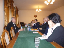 Արագածոտնի մարզպետ Սարգիս Սահակյանն ընդունեց Հայաստանում ԵՄ պատվիրակության     նորանշանակ ղեկավար,  արտակարգ եւ լիազոր դեսպան Պյոտր Սվիտալսկուն  